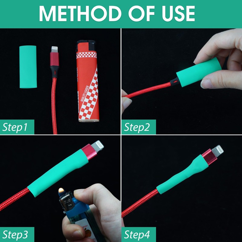 ASHINER Green Heat Shrink Tubing Kit - 580Pcs EVA Material