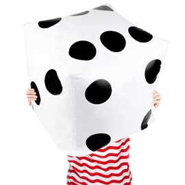 CCINEE Jumbo Dice Giant 50CM Big Beach Ball Jumbo Dice Card Game