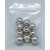 [10 silver with holes] lottery balls for garapon lottery