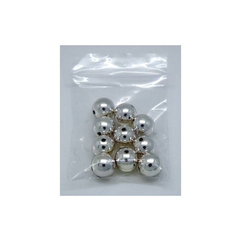 [10 silver with holes] lottery balls for garapon lottery
