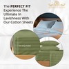 Bluemoon Homes 1000 Thread Count Damask Stripe Queen Sheets -