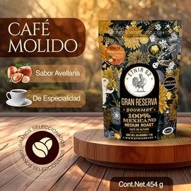 Café Molido de Altura - Sabor Avellana | 454gr | Tostado Medio | Sin azúcares añadidos | 100% Arábica | Certificación Kosher | Cafe para Cafetera | ET