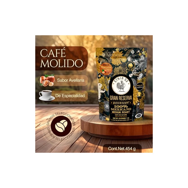 Café Molido de Altura - Sabor Avellana | 454gr |