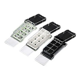 NEST Scientific 230128 Cell Culture Chamber Slide, 8 Well with Glass Slide, White, 0.98 cm² Cell Growth Area, 0.2-0.6mL Working Volume (2)