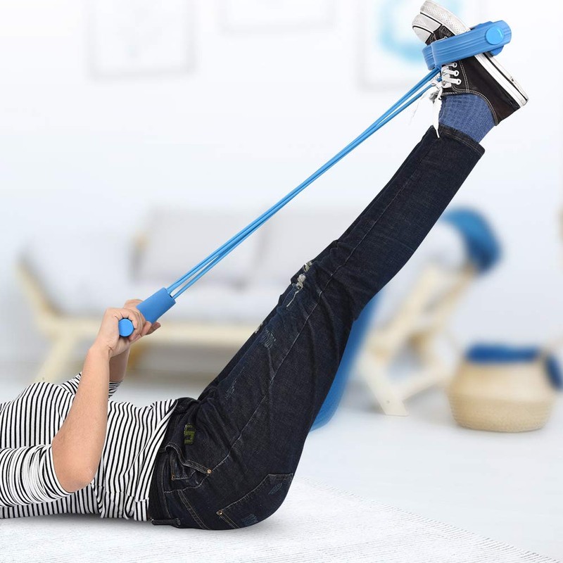 Training Bands Rope Foot Pedal Puller Elastic Sit Up Pull