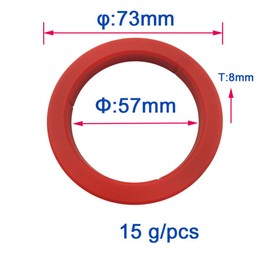 XHYKFFILTER Group Head Gasket Classic Silicone Gasket 8.0mm Steam Ring For Gaggia,Gaggia Classic,Vbm,Faema E61/E98,Decent Coffee & Espresso Machine Parts & Accessories