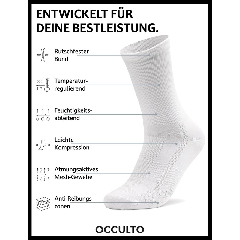 Occulto Men's & Women's Road Cycling Socks Pack of 2