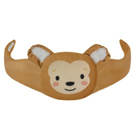 Sweet Cherry Stone Animal Cushion for The Baby's Tummy Organic Cherry Stone Heatable Pillow "Heat and Cold Therapy" Monkey [088]