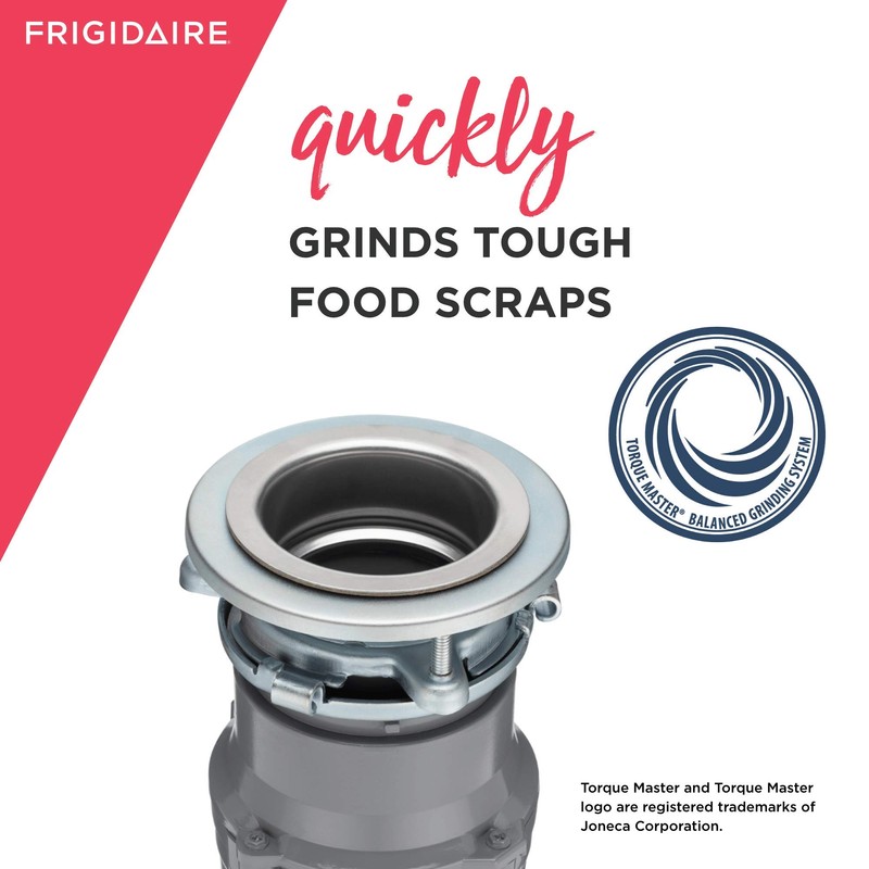 Frigidaire 1/2 HP Direct Wire Garbage Disposal for Kitchen Sinks