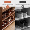 SACSTAR Shoe Rack and Storage Bench for Entryway, 2-Tier Upholstered