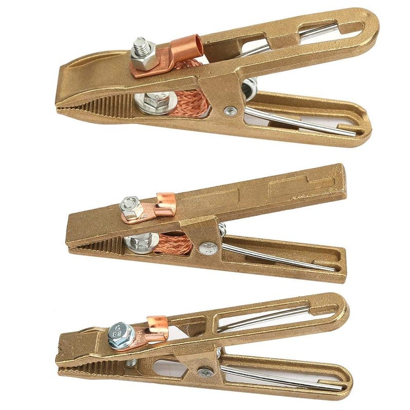 260/300/500A Brass A-shape Ground Welding Earth Clamp Welder Earth Ground