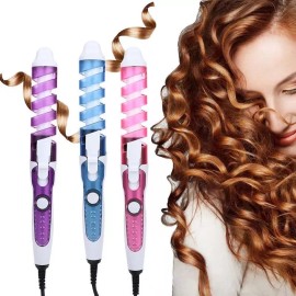 generic,rizos baby liss, baby liss, mini plancha portátil, rizador de pelo Rizador Eléctrico Cerámica Espiral Rizador