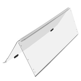 ECOTRIC Clear Windshield Compatible with EZGO TXT & Medalist 1994-2014 39.5" W x 34" H Folding Down Clear Windshield Compatible with EZGO TXT & Medalist Models Gas or Electric Golf Cart (1994-2014)