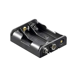 Goobay Batteriehalter , 3x Mignon ZollAAZoll mit Druckknopfanschluß