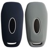waymei Silicone Key Fob Cover Remote Keyless Case Protector Compatible