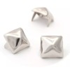 StudsAndSpikes Silver Pyramid Studs (Bag of 100) Leathercraftin