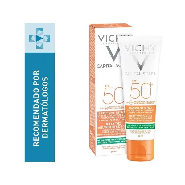 Protector Solar Vichy Capital Soleil Matificante 3-1 Spf50