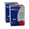2 x Schwalbe cycle inner tube 50.8 cm (20 inches) SV6 20 x 1.5/1.75 28–40/406 no. 6C SV
