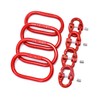 QWORK Chain Link Connectors Set, 4 Set 3/8" 7100 lbs