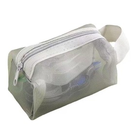 Mesh Storage Bag, Mini Portable Organizer, Lipstick and Small Items Storage Bag, Portable Lipstick Zipper Pouch