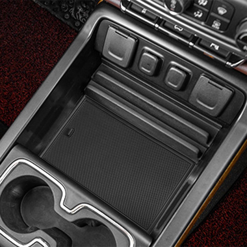 TACOBRO Center Console Organizer Compartment Cover Compatible with 2014-2018 Sierra/Silverado