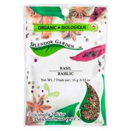 Splendor Garden Organic Basil, 15gm (Packaging may vary)