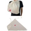 DeaHea 2 Pack Triangular Bandages with Cross Printing First Aid