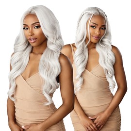 Sensationnel What lace 13x6 Wigs - deyla lacefrontal hand tied glueless synthetic with natural density preplucked hairline (BALAYAGEMOCHA)