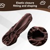 Alieemo 2PCS Car Front Seat Armrest Covers, Elastic Cloth Fabric