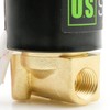 U.S. Solid 1/4" NPT Brass Electric Solenoid Valve 12VDC Normally
