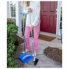 JFB Home Products BristleComb Outdoor Broom & Dustpan Set Upright,