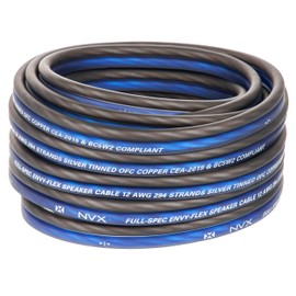 NVX XWS1625 25 feet Professional Grade 100% OFC 16 Gauge True Spec EnvyFlex Speaker Wire - 25 feet