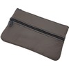 myledershop Large Cowhide Leather Key Case with 3 Zip Compartments