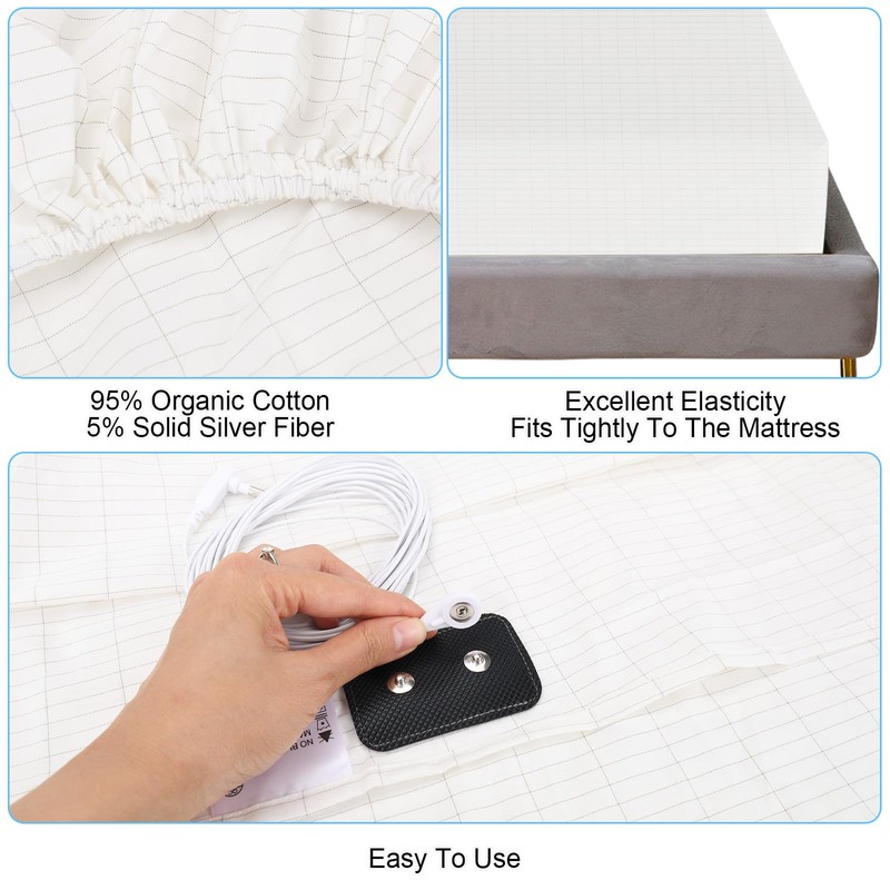 Grounding Fitted Sheets 150 x 200 x 38 cm, Grounding