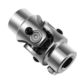 GLOCRORET 3/4"-36 Spline X 3/4" DD Chrome Steering Universal U Joint Single Steering Shaft 83mm
