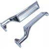 Slaction Pair LH & RH Interior Door Handle Heavy Chrome