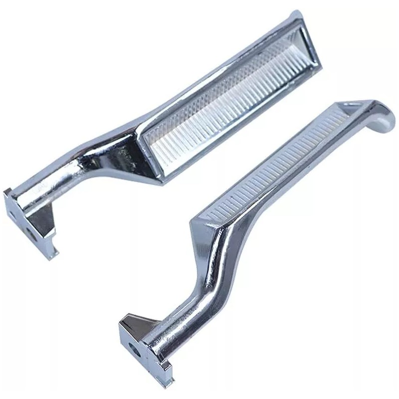 Slaction Pair LH & RH Interior Door Handle Heavy Chrome