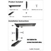 Heavy Duty Ladder Extender Pro & Stabilizer Adjustable Height 9.53"