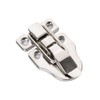 4 Pcs Stainless Steel Sturdy Lock Toggle Catch Suitcase Wooden