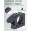 Quick Release Rubber Clamp, Halligan Tool Holder for Mounting Tools