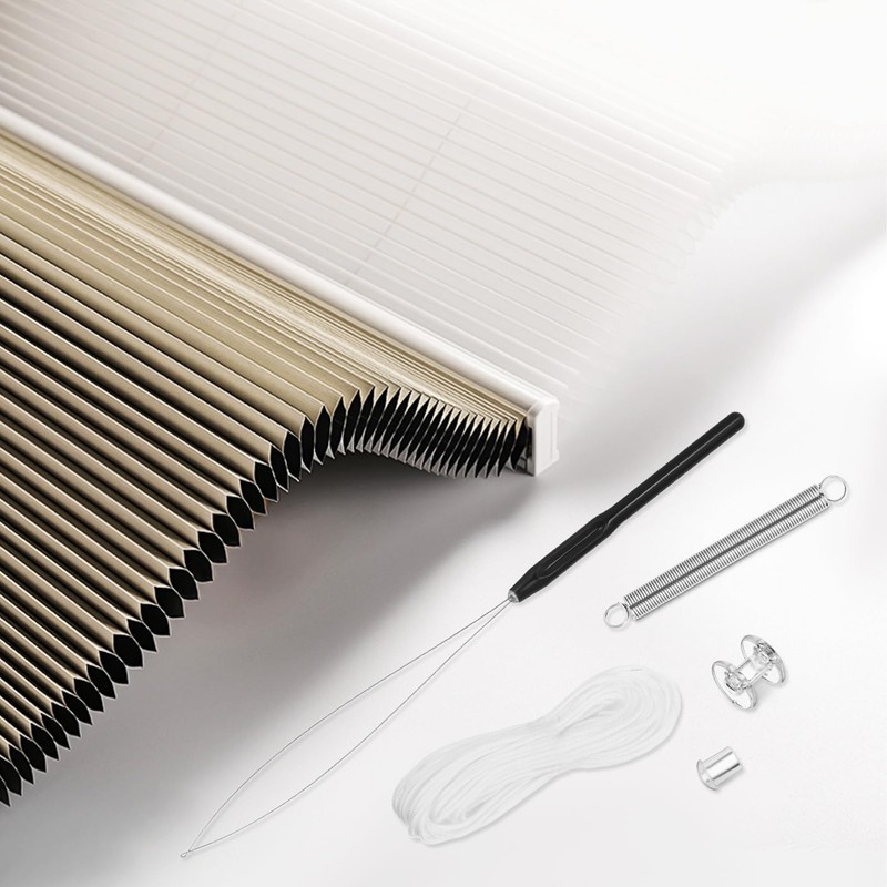 iplusmile Rv Pleated Shade Repair Kit with Restring Tool and