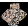 ENVOGUE Kitchen Towels (3) Ghost Leopard Print Ultra Soft 100%