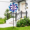 WONDER GARDEN Wind Spinners for Yard and Garden-Solar Wind Spinners