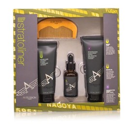 Stratoliner by Aubusson 4 Piece Grooming Advanced Beard Kit System Men
