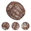 GANAZONO Wicker Rope Boho Basket Woven Rope Design Ceiling Pendant