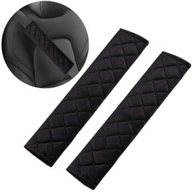 SHANGFENG 2 PCS Car Seat Belt Pads Soft Straps Multifunctional Seat Belt Cover Universal Strap Cushion Comfortable Car Seat Belt Cover Shoulder Pads for Girls Boys Adults