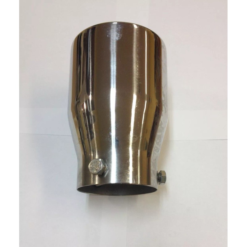 D&D UNIVERSAL FIT 3 3/4"" ROUND STAINLESS STEEL EXHAUST TAIL