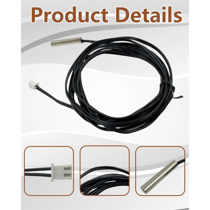 1 Pack 2009853 Ntc Thermistor Assembly for Fixing Either The