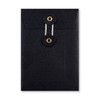 Envelope C6, 162 x 114 mm, black, twine closure, Japanese