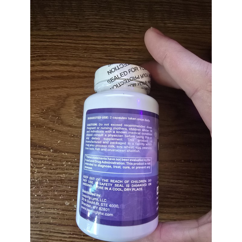 Super Supplement Purified Magnesium Glycinate 400 mg, [120 ct] Maximum